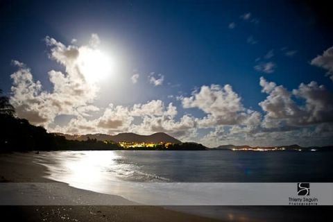 Clair de lune sur Sainte-Luce, Martinique